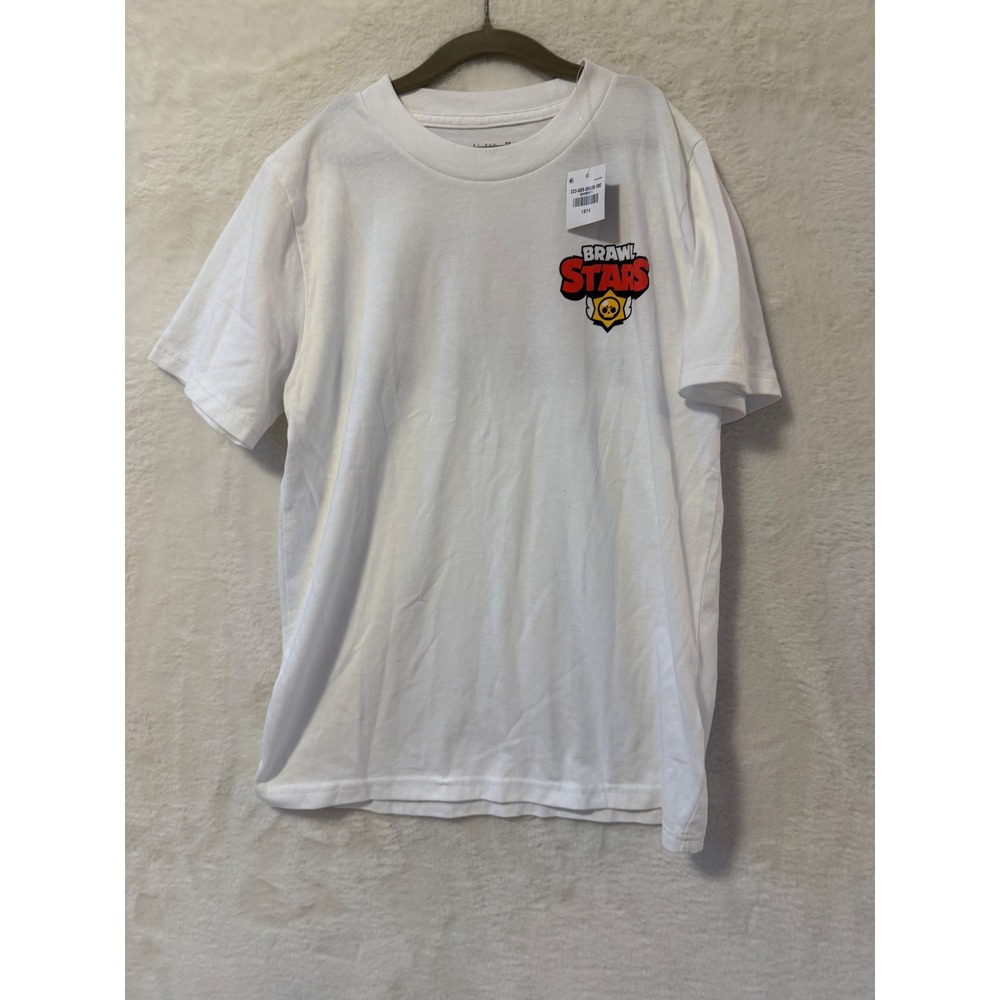 Abercrombie Kids Brawl Stars Graphic T-Shirt White Size 13/14 NWT Gaming Tee